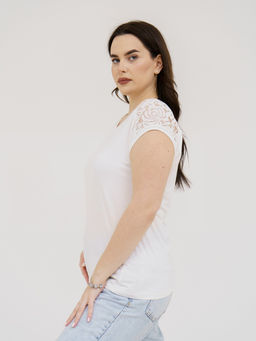 Футболка Кимоно-кружево Вискоза 95%, лайкра 5% - Ивассорти фото 13