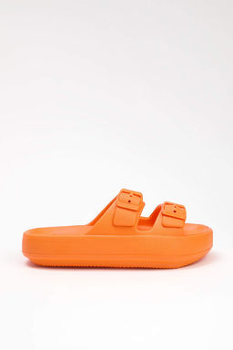 Trendyol Shoes Bej Cift Bantl? Toka Detayl? Hafif Taban Kad?n Terlik TAKSS25TE00019 - Trendyolmilla фото 18