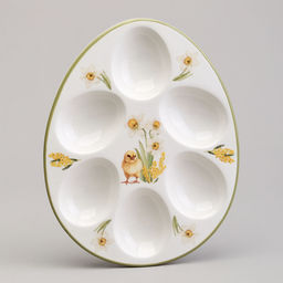 Блюдо для 6 яиц AGNESS SUNDAY 20,5*16*2,5 СМ керамика арт. 358-2314