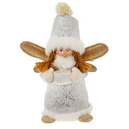 Игрушка набивная "Ангел", L12 W12 H25 см, 2в.