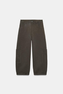 VOLUME CARGO TROUSERS - Zara фото 14