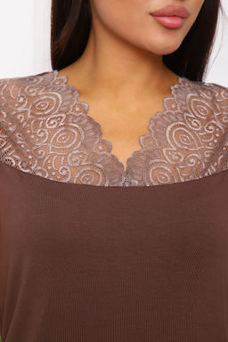 Пижама 375701 с шортами и топом домашняя с кружевами