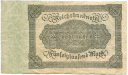 50000 марок 1922 года Германия