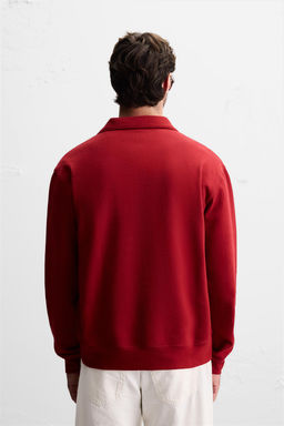 BASIC QUARTER-ZIP SWEATSHIRT - Zara фото 3