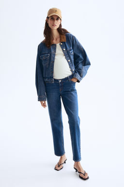 MAMA Before & After Straight Low Ankle Jeans - H&m фото 3