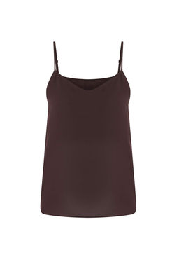 Koyu Kahverengi Basic Ask?l? Dokuma Bluz TWOSS19BB0224