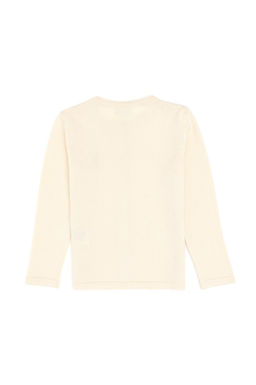 Кремовый трикотажный кардиган для девочки Неожиданная скидка в корзине - U.s. polo assn фото 3