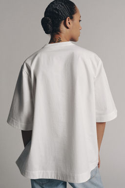 CAMISA MANGA CORTA ZW COLLECTION / Blanco - Zara фото 3