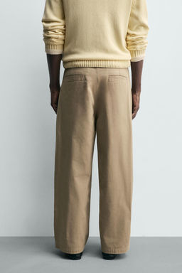 PANTAL?N CHINO WIDE FIT / Tostado - Zara фото 11