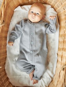 Серый комбинезон для мальчика