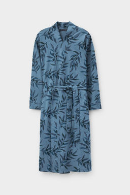 Е 50021/24/голубой мираж,оливковая ветвь халат жен