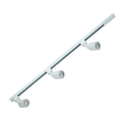 ULB-Q292 8W/4200К/K WHITE SET31 Светильник-прожектор светодиодный трековый, в составе набора из 3 штук на шинопроводе 1 м с коннектором. 1800 Лм. Белый свет (4200К). Корпус белый. ТМ Volpe