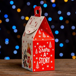 Цена за 5 шт. Подарочная коробка Домик Поделись историей,9,1 х 7 х 15,7 см - Simaland фото 9