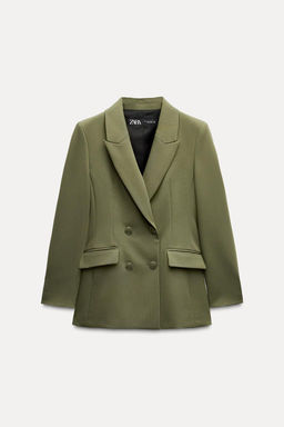 DOUBLE-BREASTED BLAZER - Zara фото 3
