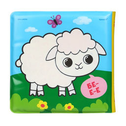 Книжка - игрушка для ванны Крошка Я «Кто как говорит», водная раскраска, от 4 мес.