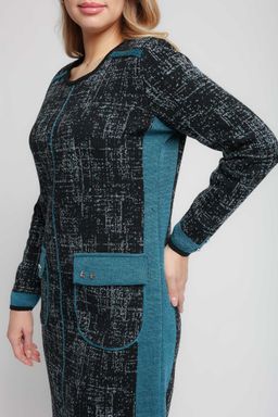 ЗЛАТА Платье С 1556/черный-гроза - Злата Стиль фото 3