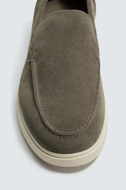 MOCAS?N PIEL CASUAL / Verde - Zara фото 3