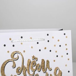 Пакет ламинированный Happy Birthday, MS 23 х 18 х 8 см - Доступные радости фото 3