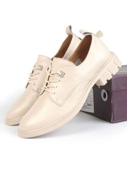 03-HP9956M BEIGE Полуботинки женские (натуральная кожа)