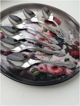 Ложка столовая Упаковка 10шт.  М-3 Тройка СЛ-40/54 г. Павлово /ПЗХМ/  фото 5