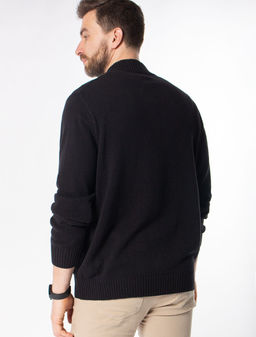 Кардиган плотной вязки на металлической молнии - Vilatte фото 6