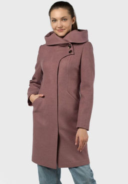 01-11089 Пальто женское демисезонное (пояс)