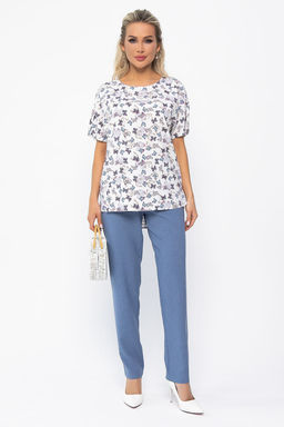 Блуза Маргоша (белая) Б13544-16М - Lt collection фото 5