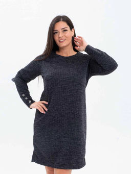 Платье женское, цвет черный