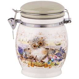 ЕМКОСТЬ ДЛЯ СЫПУЧИХ ПРОДУКТОВ ДЕРЕВО МУДРОСТИ 11,5*11,5 СМ. ВЫСОТА=15 СМ. / 700 МЛ.