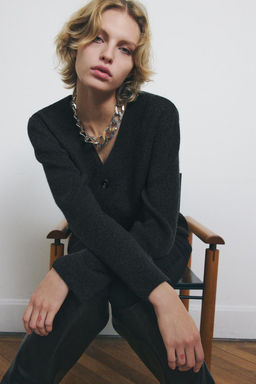 CUT-OUT WOOL JACKET - Zara фото 4