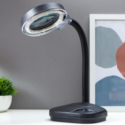 Лампа-лупа для творчества, от сети 220 В чёрный 52×17×14 см