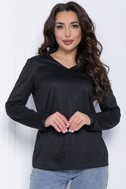 Блуза Палермо (черная) Б12530-25 - Lt collection фото 5