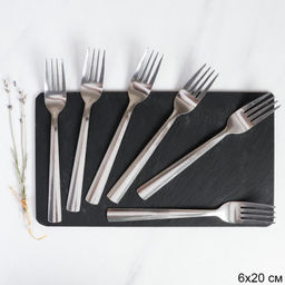 Вилка столовая 6 штук Серебро Сюита / MJT98 /уп 100/410 17