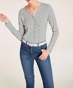 Кардиган, серый - Ashley brooke фото 3