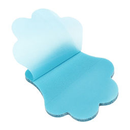 Цена за 4 шт. Блок-закладка с липким краем «Лапка», 45 мм × 45 мм, 50 листов, пластик, голубой