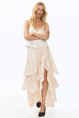 Tiered wrap skirt - H&m фото 4