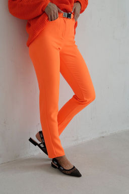 10143 Брюки-дудочки коралловые - Martichelli фото 9