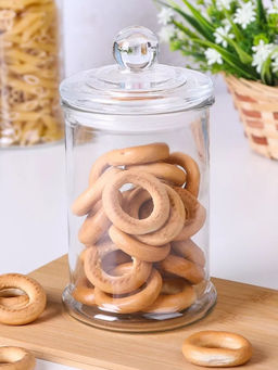 Стеклянная банка для сыпучих продуктов с крышкой BANCA, объем: 0.75 л, арт.003601 /Mallony/  фото 8