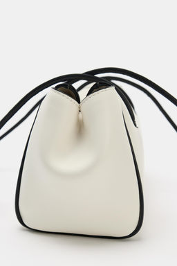 BOLSO DE HOMBRO ALARGADO / blanco - Zara фото 3