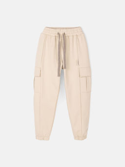 Джоггеры карго облегченные БЕЖ подростковые