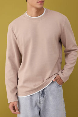 TRENDYOL MAN Mavi Regular/Normal Kesim Sweatshirt TMNAW22SW0658 - Trendyolmilla фото 17