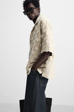 TEXTURED JACQUARD SHIRT - Zara фото 6