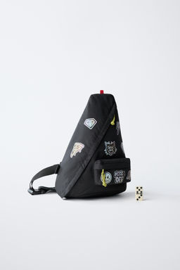 MOCHILA CRUZADA URBAN / Negro - Zara фото 6