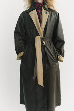 REVERSIBLE TRENCH COAT ZW COLLECTION - Zara фото 2