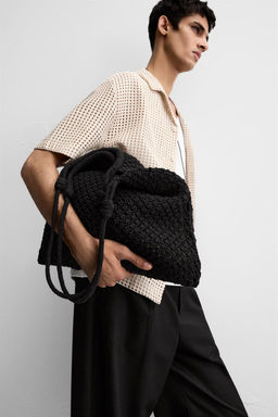 MACRAME SHOPPER BAG - Zara фото 7