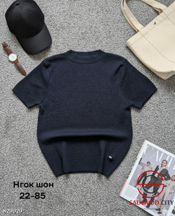 Футболка женская однотонная