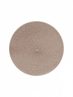 Салфетка сервировочная D38, 1 штука бежевый полипропилен