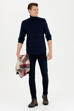 Мужской темно-синий свитер - U.s. polo assn фото 18