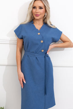 VALENTINA  Элегантное льняное платье Милитта №4  фото 3