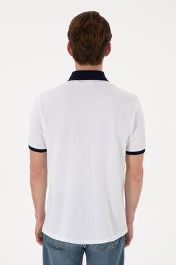 Erkek Beyaz Basic Ti__rt Sepette S_rpriz _ndirim - U.s. polo assn фото 6